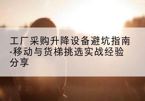 竹溪移动式升降机怎么选-工厂采购升降设备避坑指南-移动与货梯挑选实战经验分享