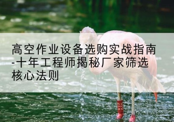 竹溪剪叉式升降机厂家-高空作业设备选购实战指南-十年工程师揭秘厂家筛选核心法则